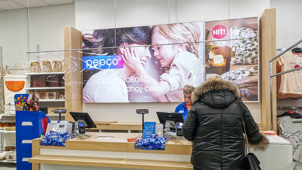 Pepco store in Krakow, Poland on January 18, 2023. (Photo by Beata Zawrzel/NurPhoto via Getty Images)