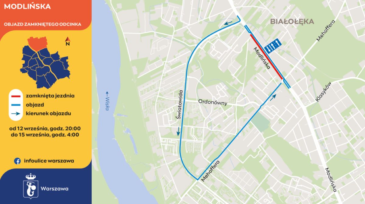 Warszawa: Ostatni etap prac na Modlińskiej