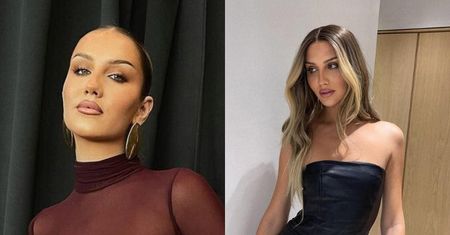 Adriana Hyzopska z "Top Model" pozuje w przezroczystej sukience