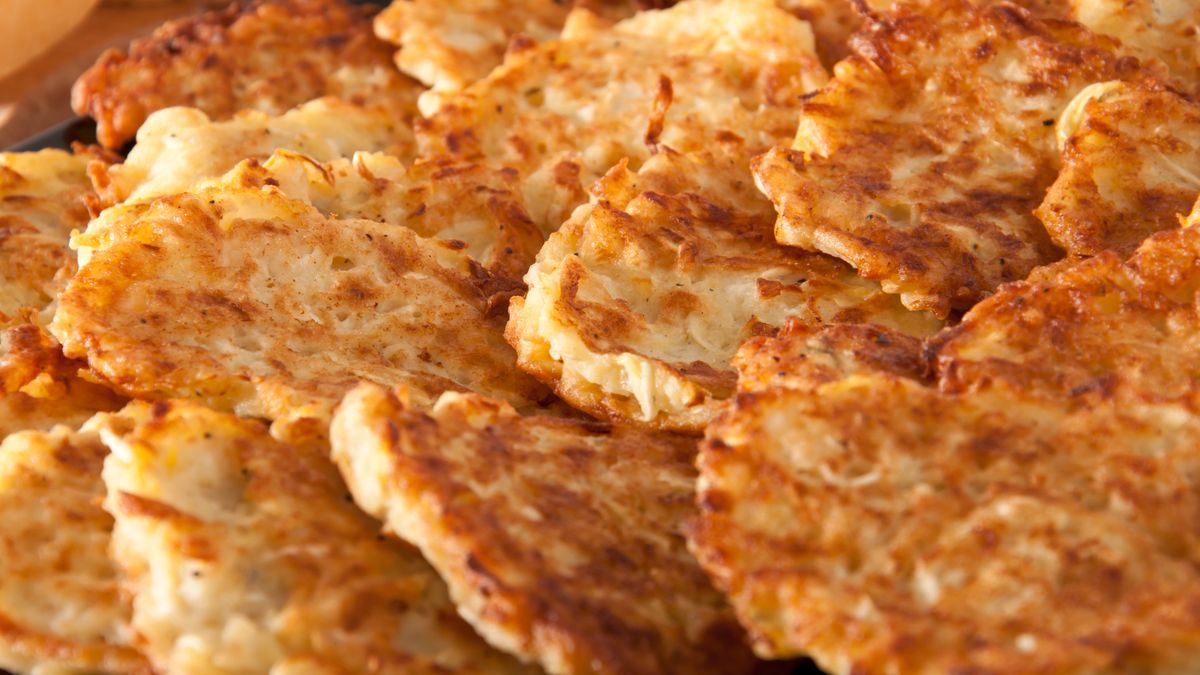 Proste placki ziemniaczane z dodatkiem serka wiejskiego