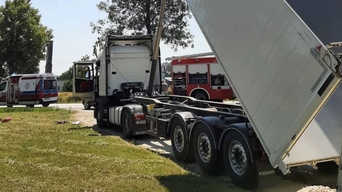 Tragiczny wypadek pod Jędrzejowem 