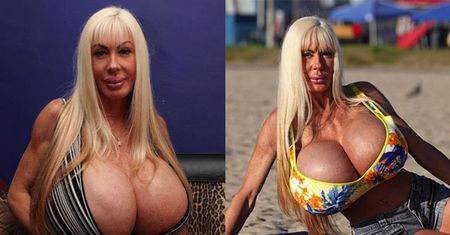 Jej piersi to "BOMBA ZEGAROWA"! Wciąż rosną...