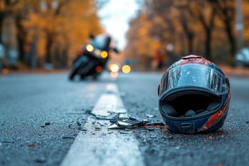 Wypadek na DK91 w Zegartowicach. Motocyklista trafił do szpitala