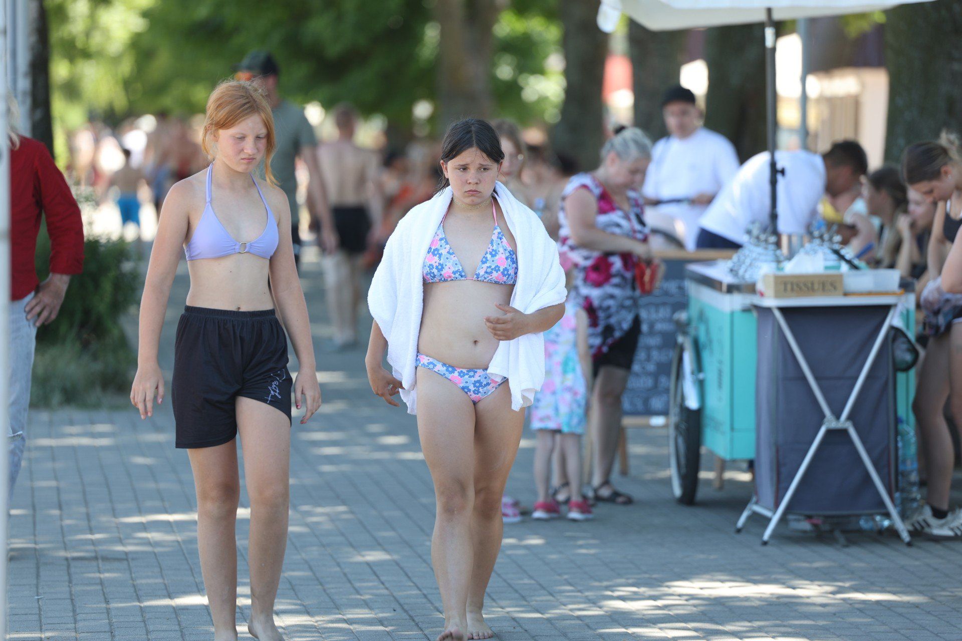Tłumy plażowiczów na Pogorii III w Dąbrowie Górniczej