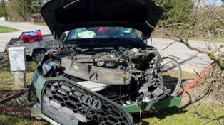 Srebrzyszcze: Zderzenie dwóch pojazdów. Jedna osoba poszkodowana