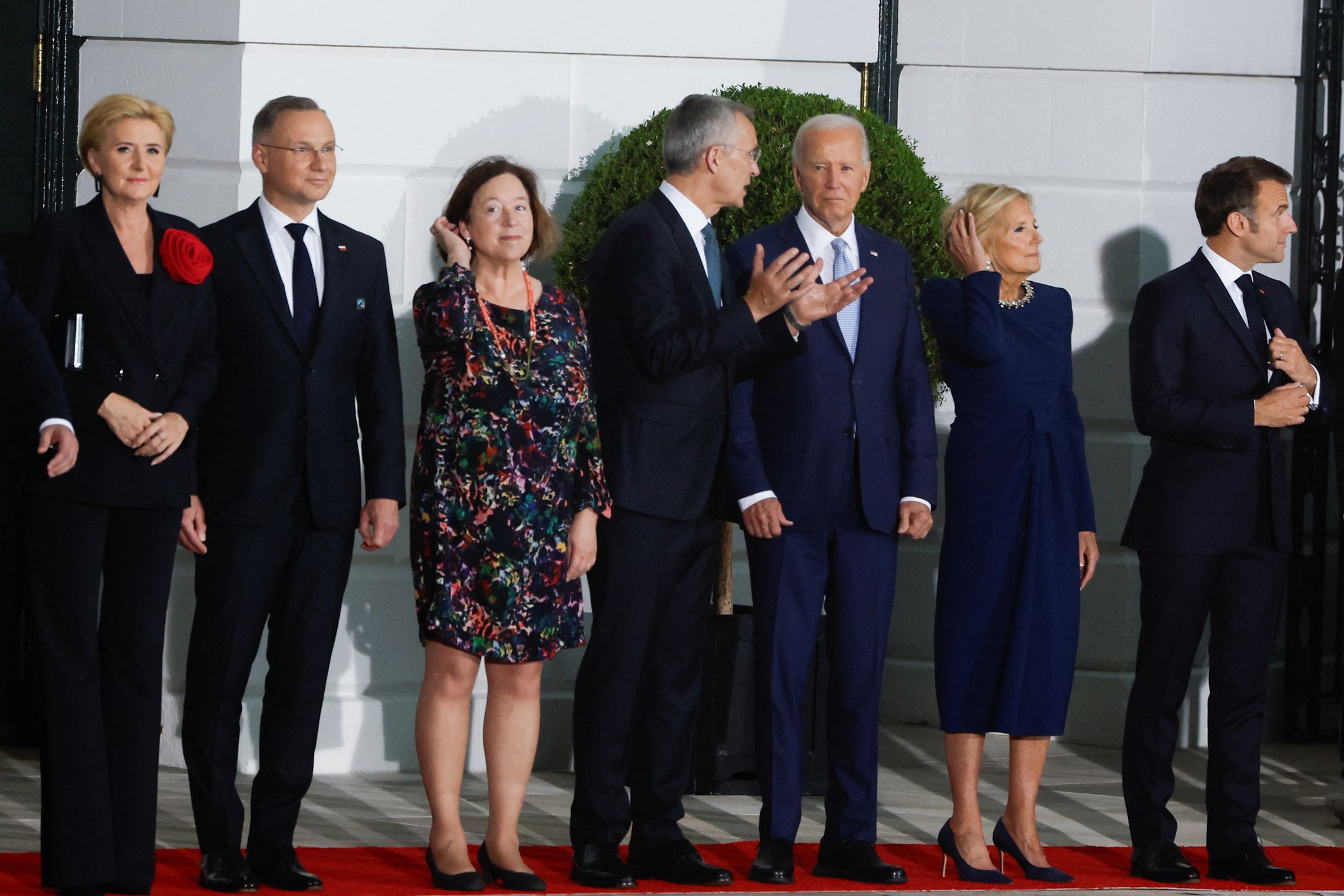 Agata Duda na kolacji w Białym Domu