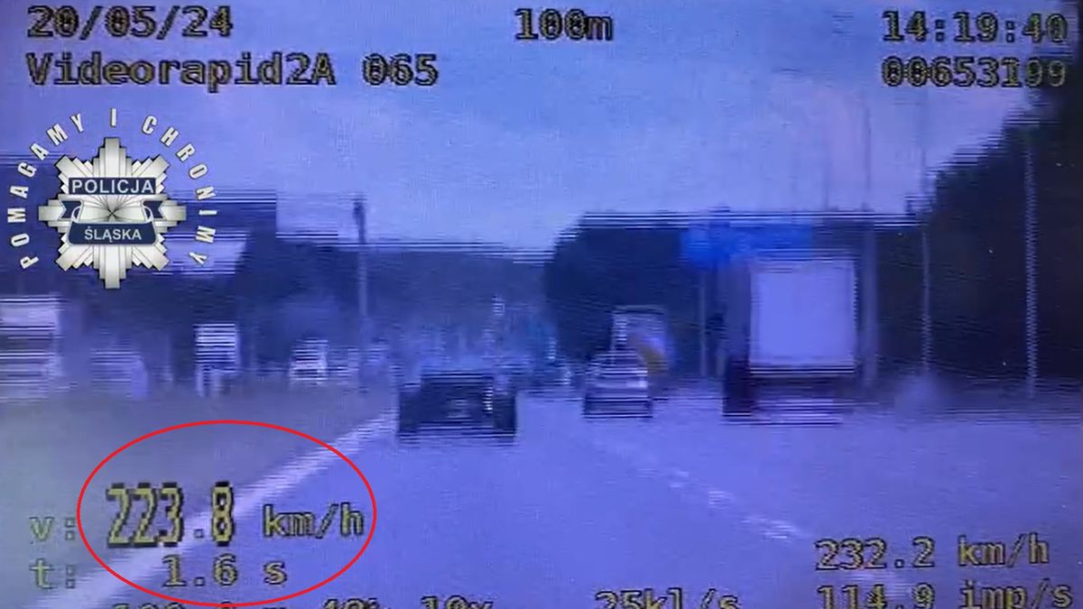 Pędził porsche 223 km/h