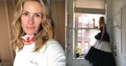 52-letnia Julia Roberts pozuje w kreacji, którą miała włożyć na tegoroczną galę MET. Piękna? (FOTO)