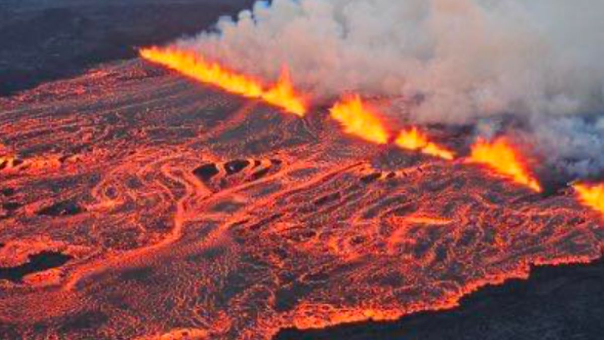 Erupcja wulkanu na Islandii