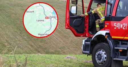 Wypadek awionetki pod Żywcem. Nie żyją dwie osoby