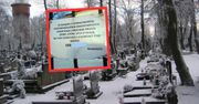 Ksiądz pokazał zdjęcie z cmentarza. Takiego ogłoszenia jeszcze nie było