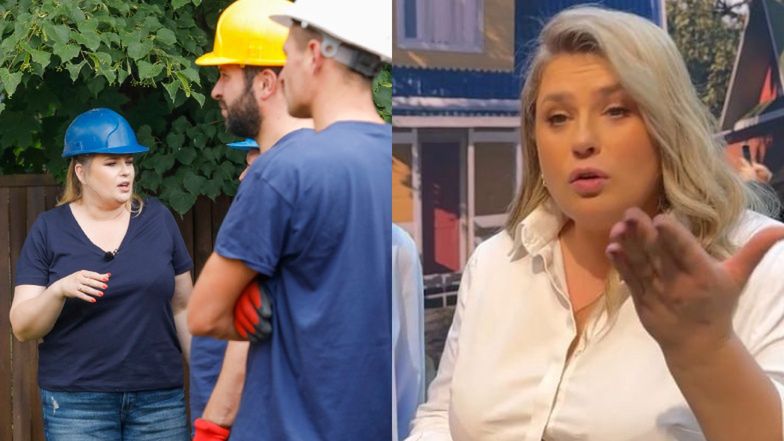 Elżbieta Romanowska miała lekki zatarg z budowlańcami