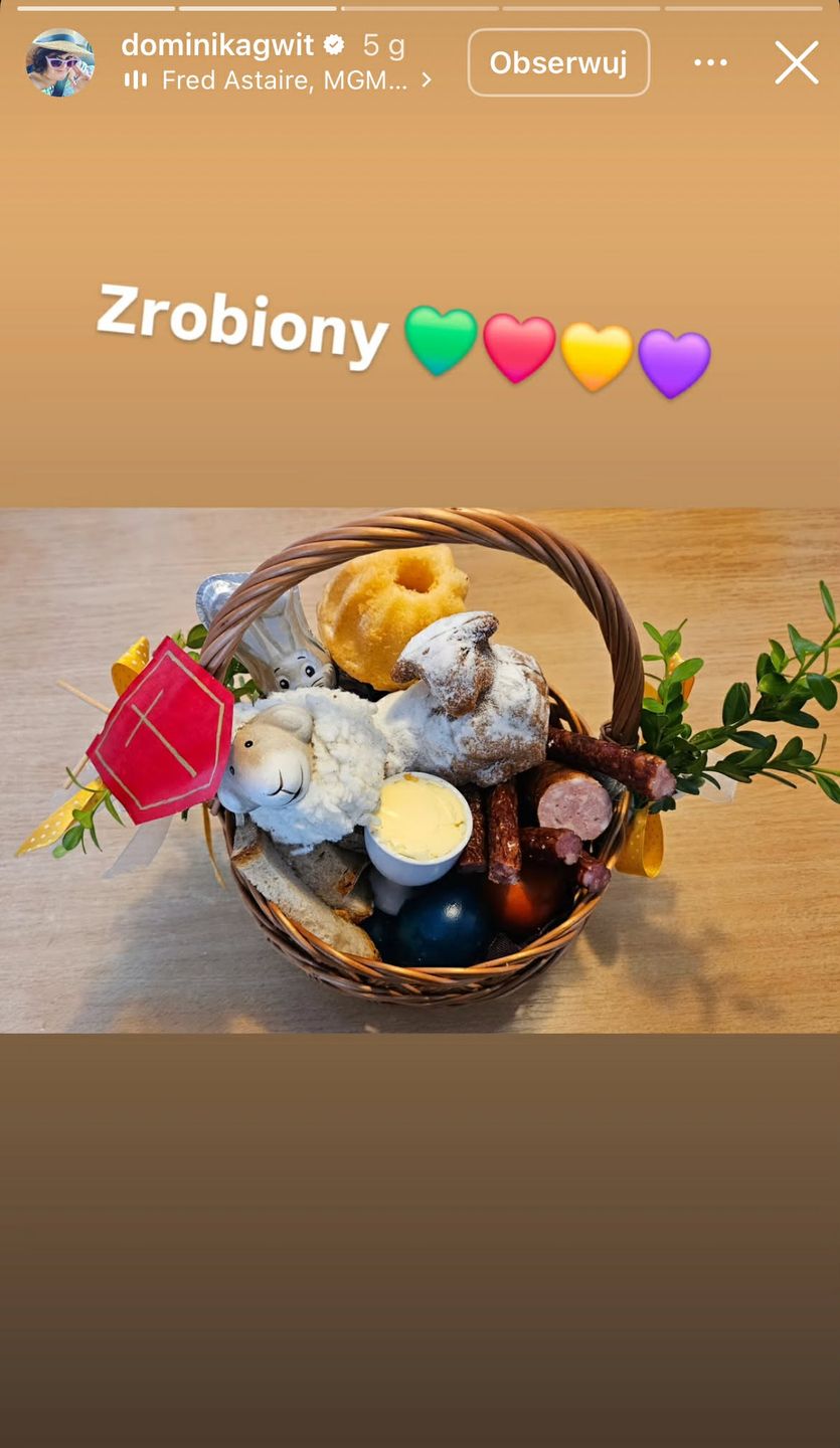 Koszyczki wielkanocne gwiazd