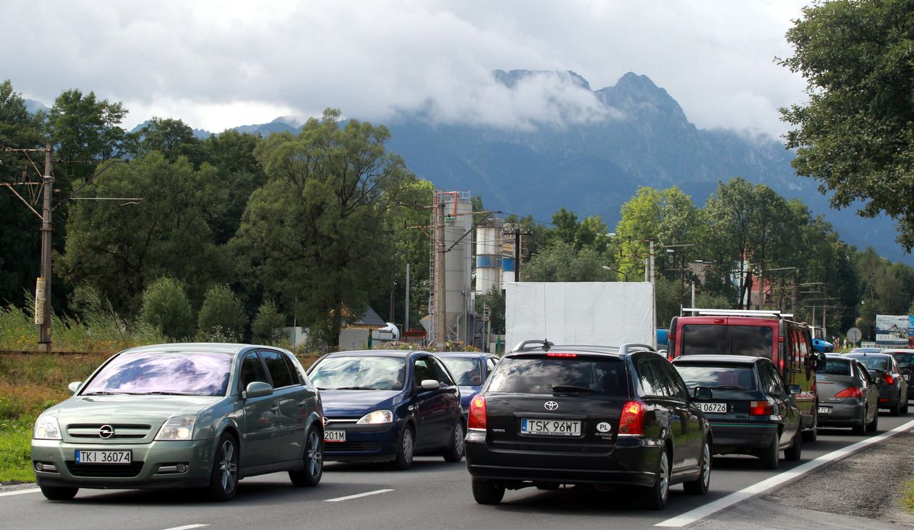 Komunikacyjny parali w Zakopanem