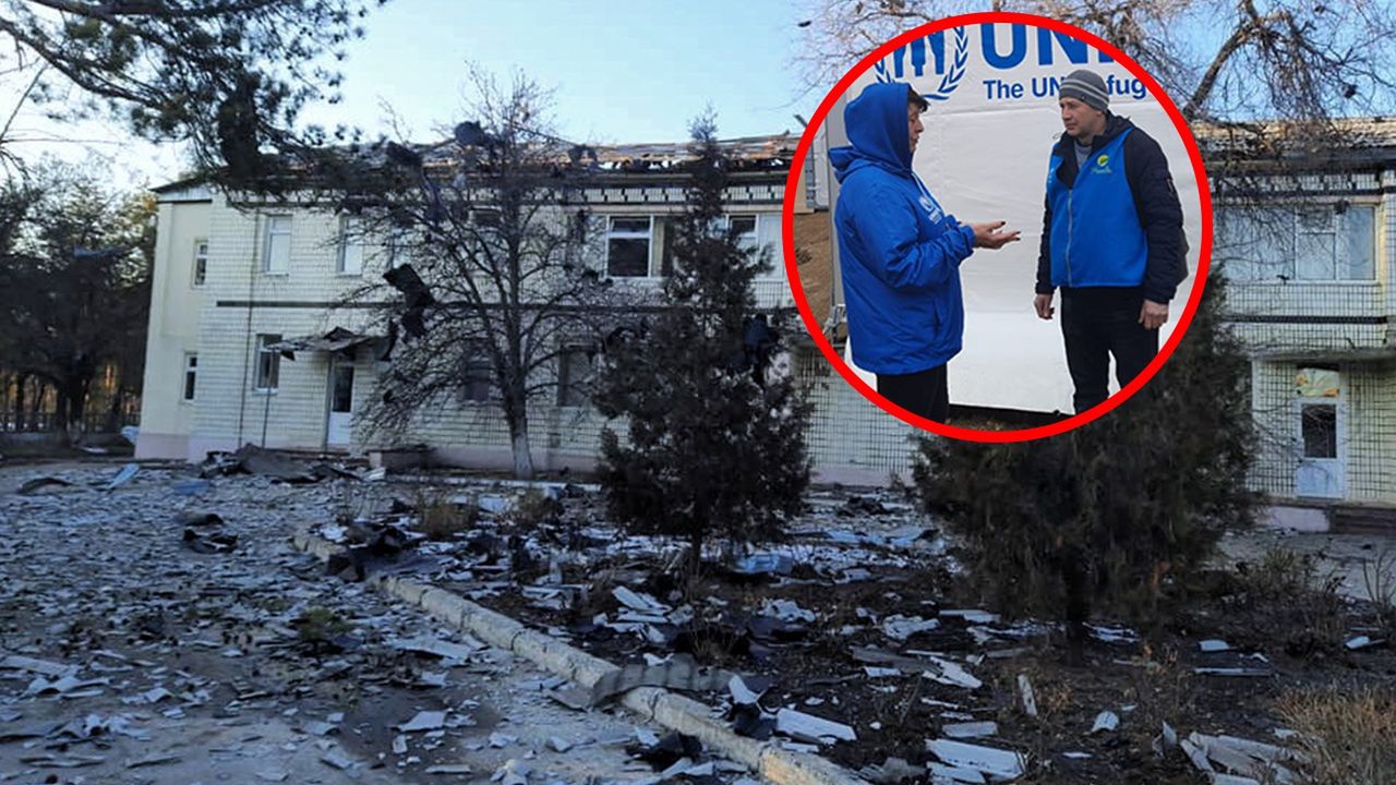 Siewierodonieck i Olena podczas działań pomocowych