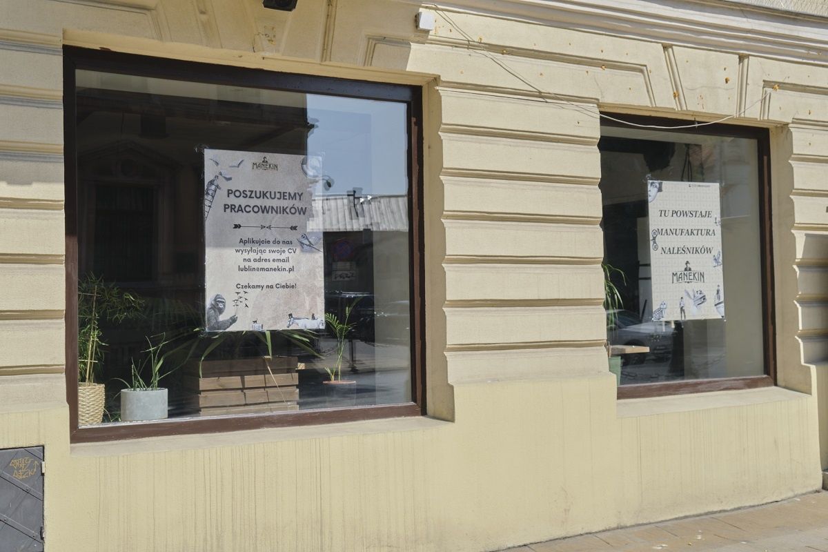 Naleśnikarnia Manekin mieści się przy ul. Narutowicza 19 w Lublinie