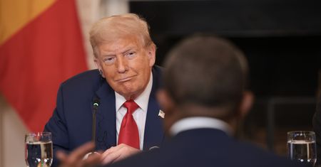 Wpadka Trumpa. Zachwycił się językiem prezydenta Liberii