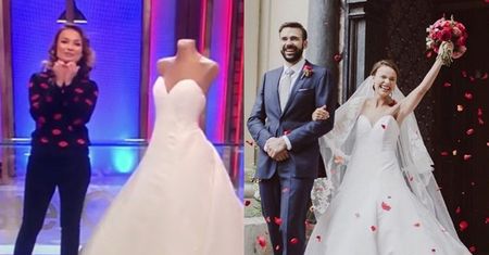 Ania Starmach przekazała swoją suknię ślubną na WOŚP
