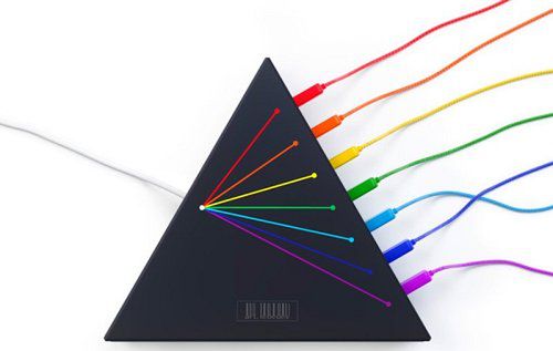 Hub USB Spectrus jak z okładki płyty Pink Floyd