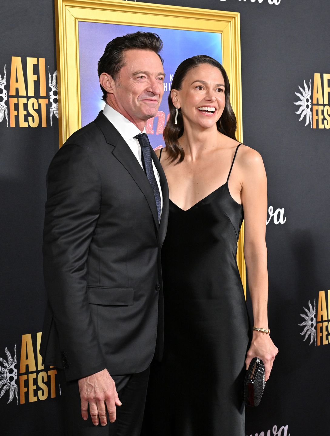 Hugh Jackman i Sutton Foster na premierze "Song Song Blue"
