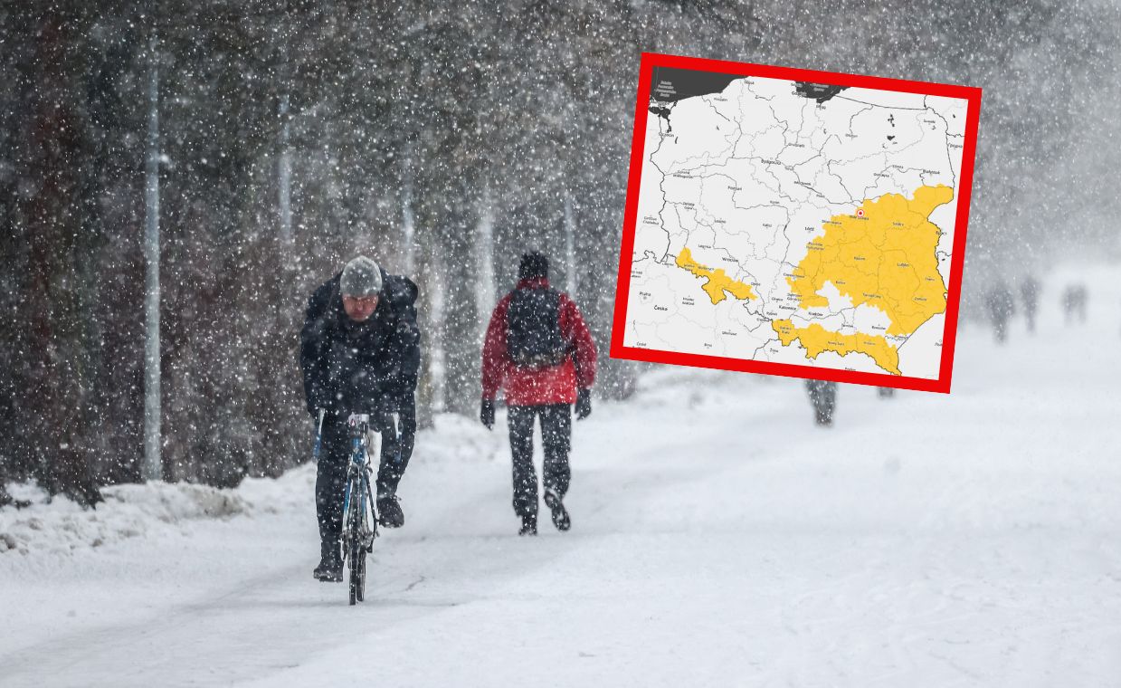 Spadnie nawet 20 cm śniegu. IMGW wydał ostrzeżenia