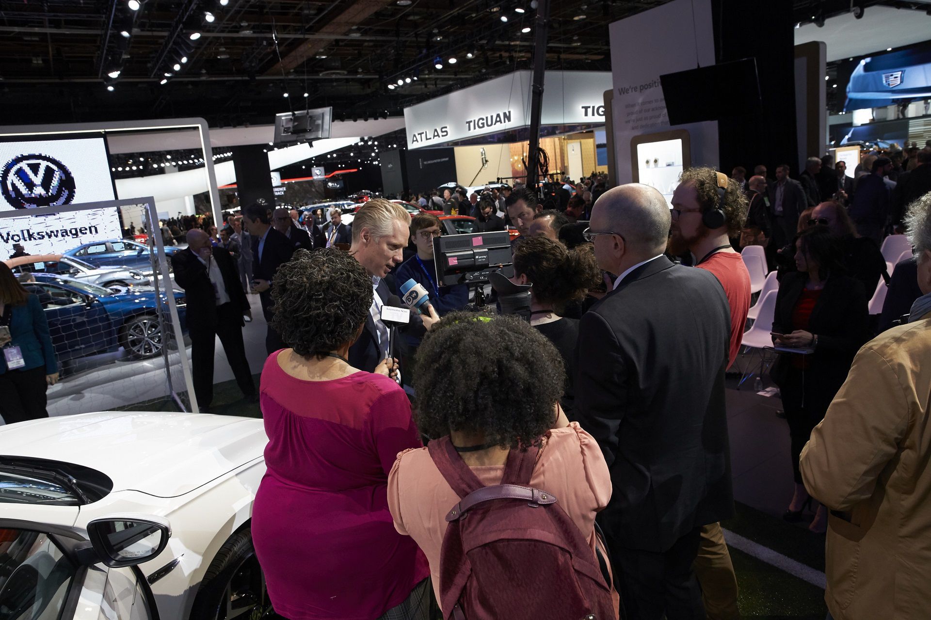 Stoisko Volkswagena na Detroit Motor Show 2019 (fot. Volkswagen)