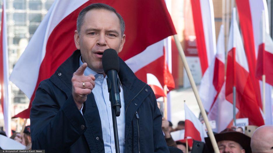 Spotkanie Karola Nawrockiego z mieszka?cami Lublina
Fot. Krzysztof Radzki/East News, 16.05.2025. Lublin. Spotkanie kandydata na Prezydenta RP Karola Nawrockiego (n/z) z mieszkancami Lublina.
Krzysztof Radzki