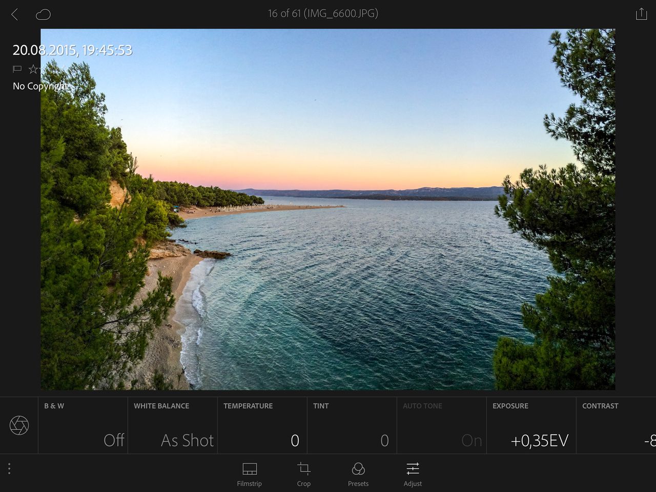 Lightroom 2.2 iOS