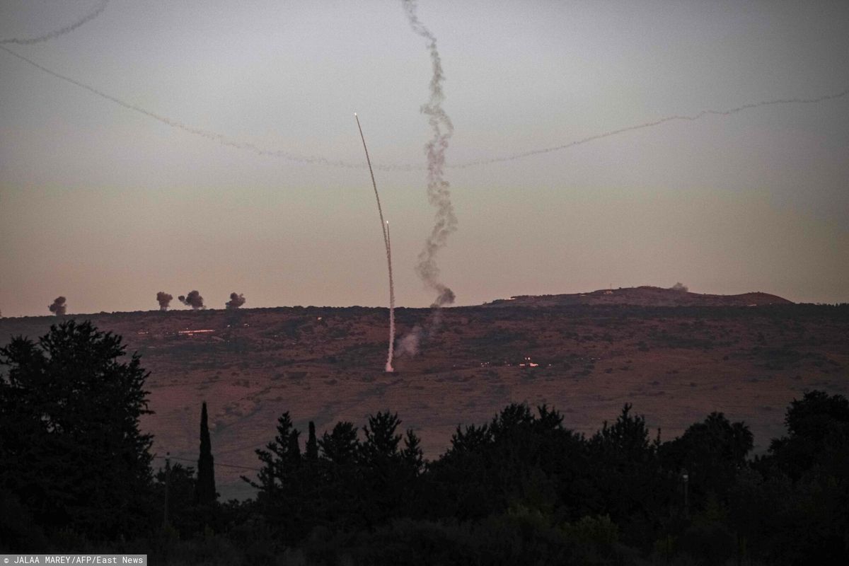  Z obiektów Hezbollahu na terenie Libanu wystrzelono rakiety w kierunku Izraela