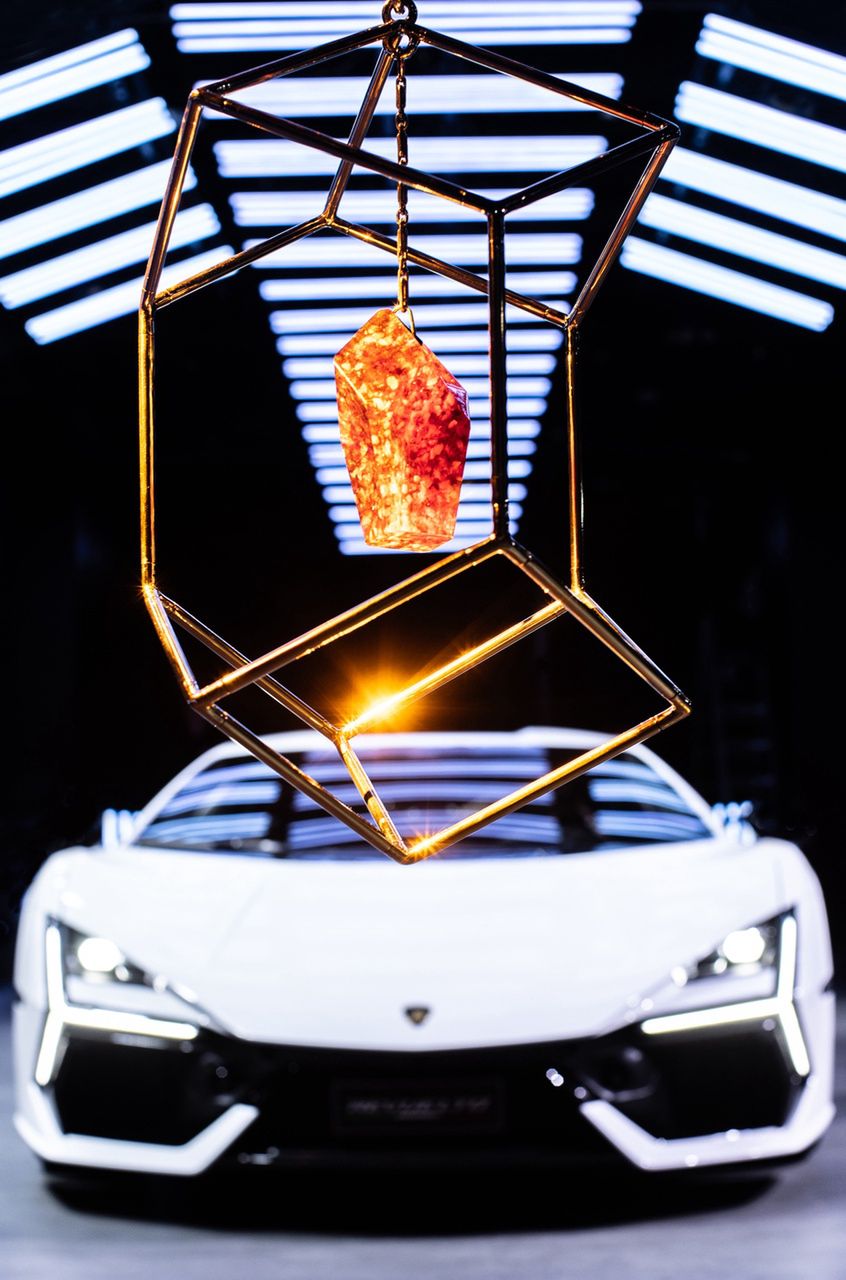 Rzeźba Lamborghini Warszawa na jubileusz marki