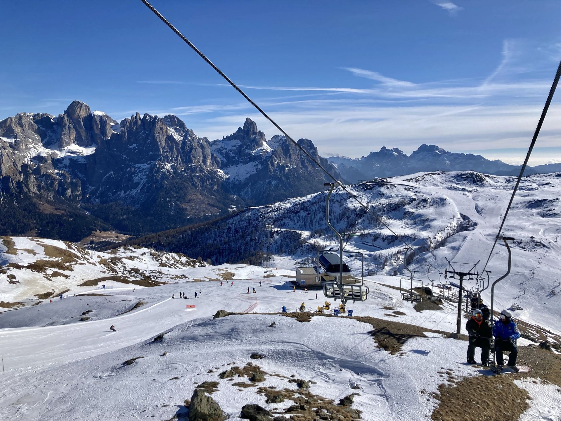 Narty w San Martino di Castrozza