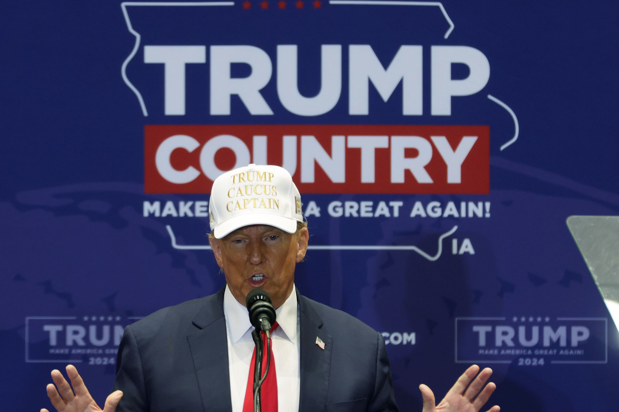 Donald Trump w Indianola