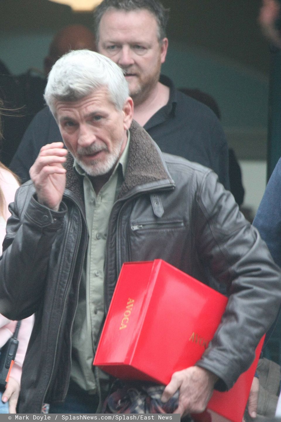 Jane Seymour i Joe Lando na planie serialu "Harry Wild"
