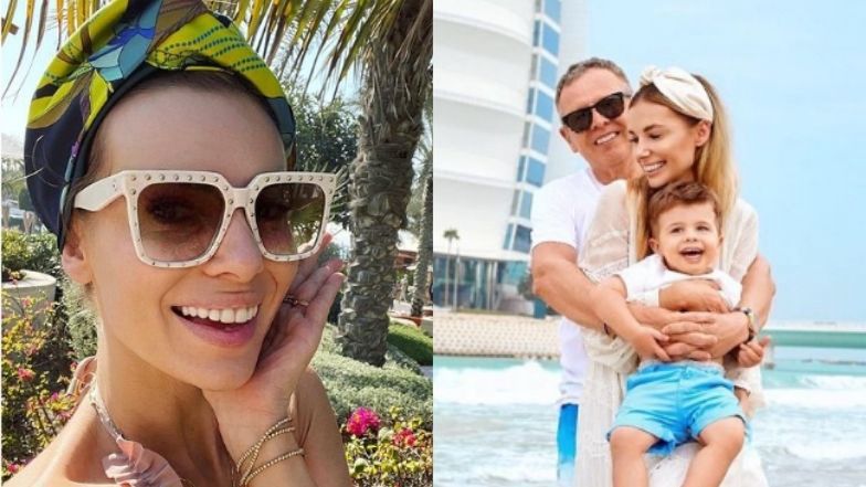 Izabela Janachowska dzieli się rodzinną fotografią z wakacji w Dubaju