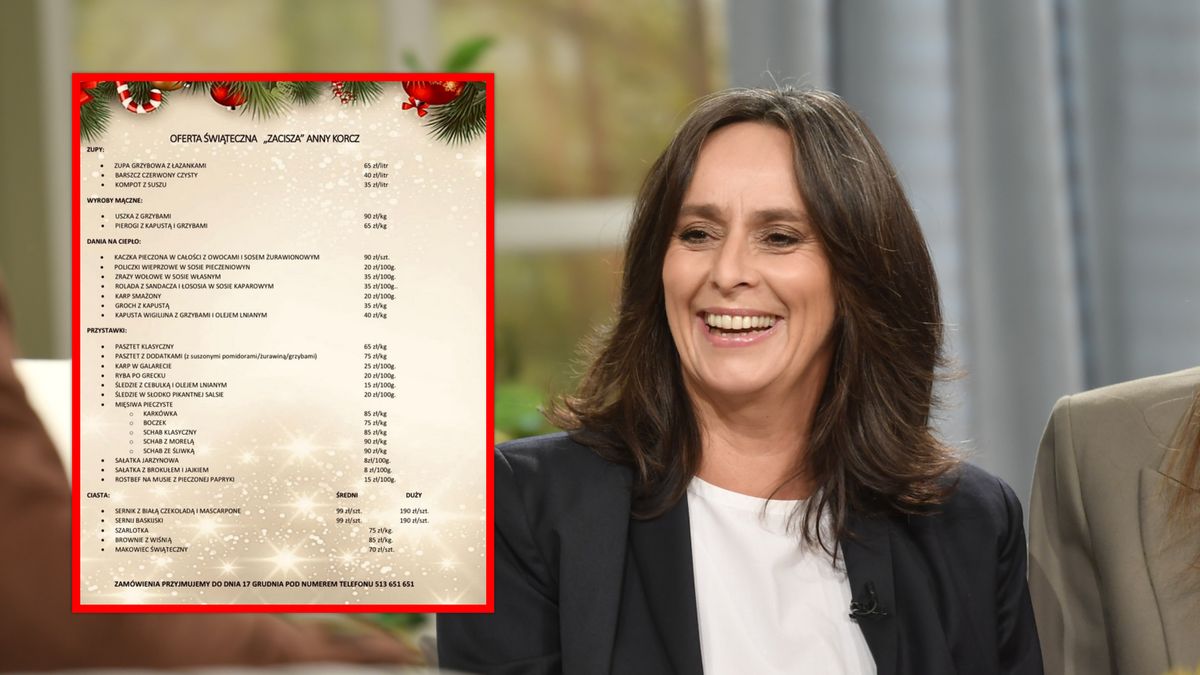 Anna Korcz oferuje świąteczny catering.