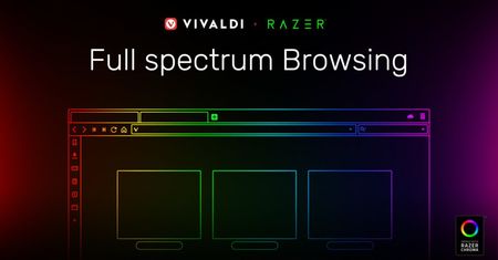 Vivaldi 2.5 pierwszą przeglądarką z RGB – wspiera system Razer Chroma