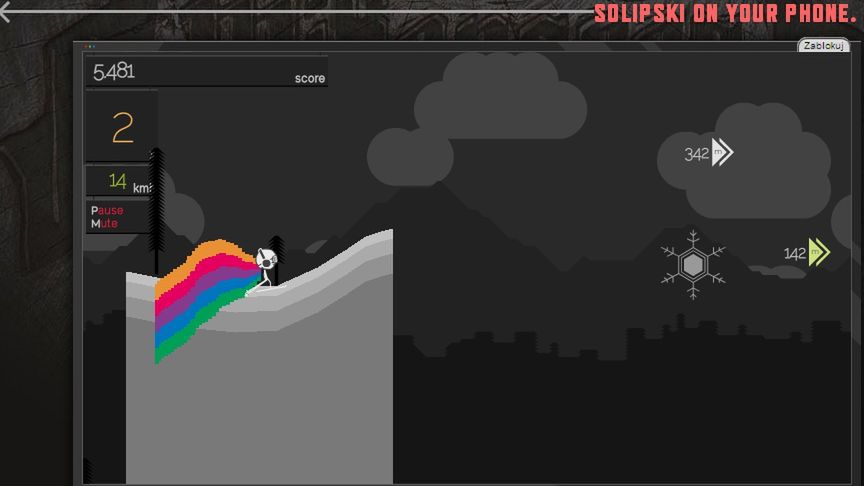 Solipskier - najbardziej uzależniająca gra na komórkę? 1