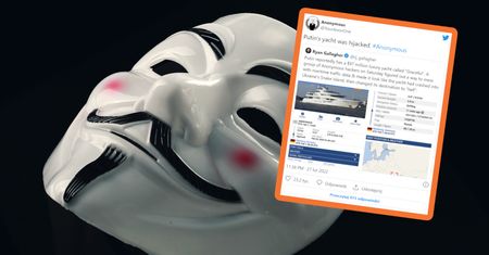 Anonymous zhakowali jacht Putina. Nadali mu kurs "do piekła"