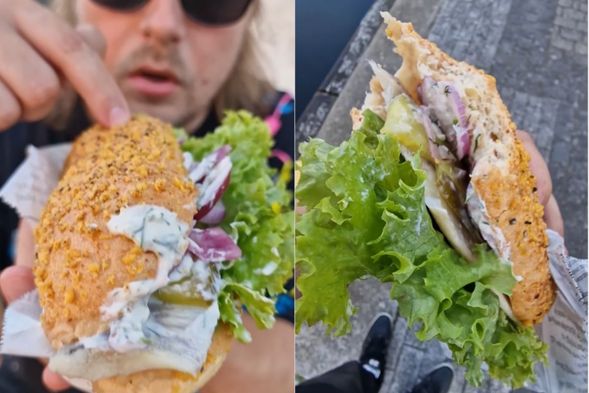 Mr Kryha spróbował fast foodu z Darłówka