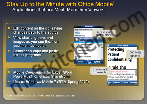 Windows Mobile 7 i mobilny Office 3