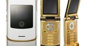 Motorola RAZR LúK w bieli i złocie
