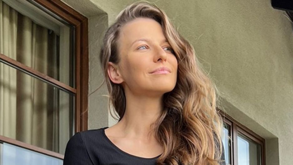 Anna Lewandowska zaprezentowała się w sukience z wycięciami 