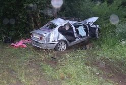 Sieniawa. Tragiczny finał policyjnego pościgu. Nie żyje 17-letni kierowca BMW