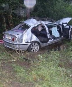 Sieniawa. Tragiczny finał policyjnego pościgu. Nie żyje 17-letni kierowca BMW