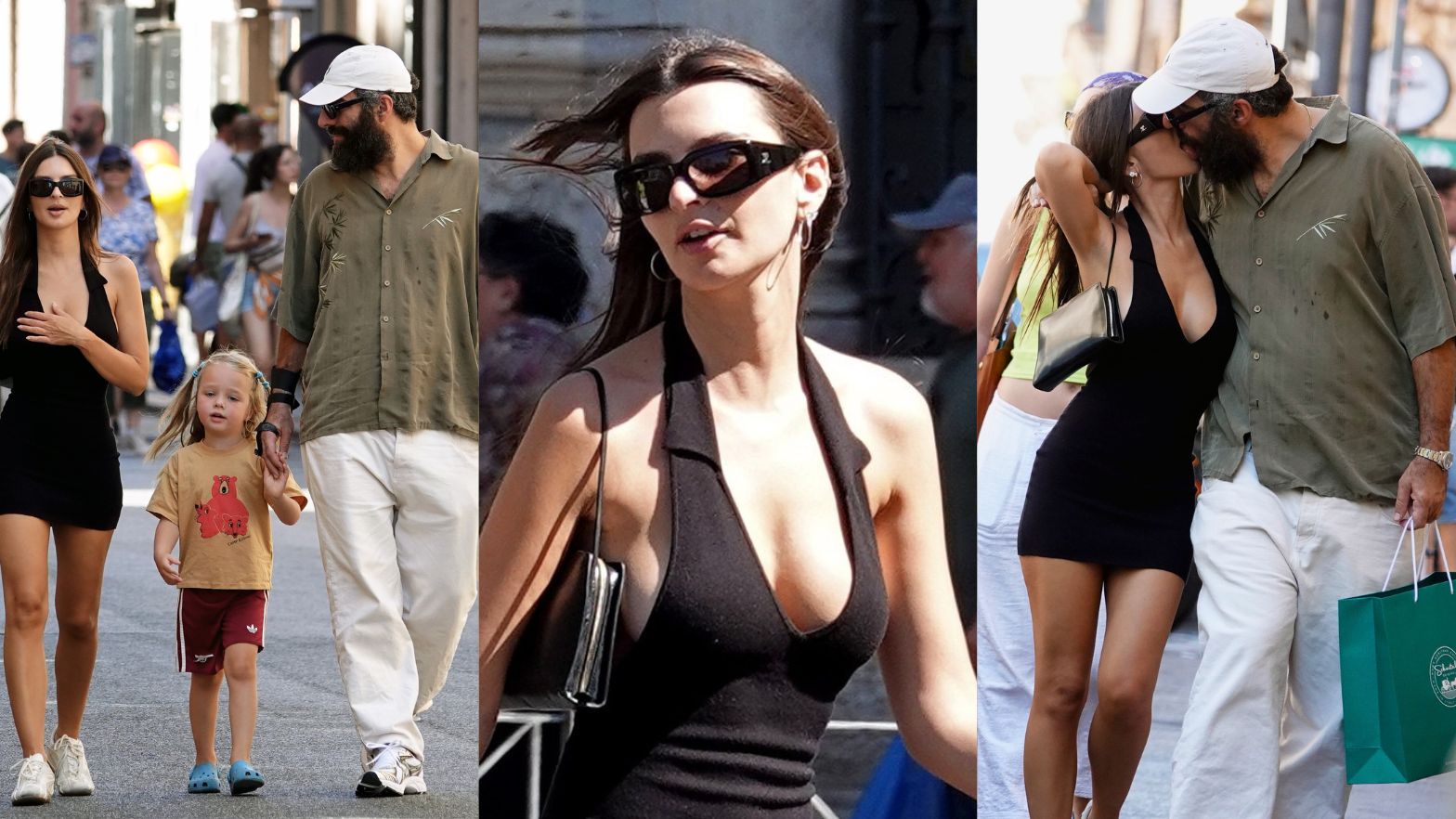 Emily Ratajkowski z ukochanym i synem w Rzymie