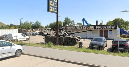 Szokująca kradzież! Ze złomowiska zniknął 36-tonowy czołg!