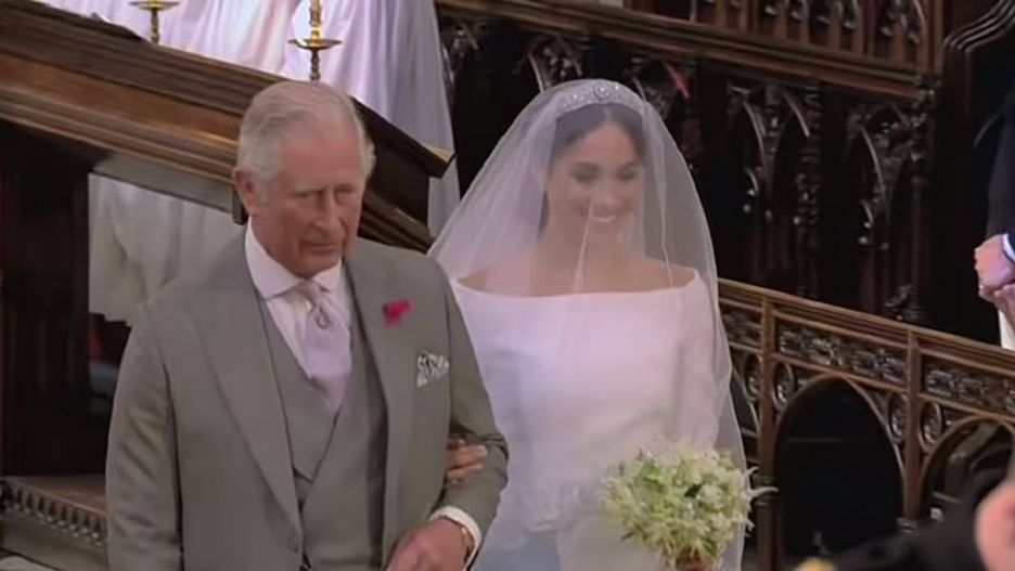 Teść zastąpił ojca Meghan i odprowadził ją do ołtarza