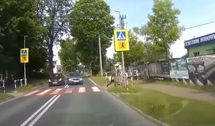 Dramat w Bojszowach. Dzieci odskoczyły w ostatniej chwili. Nagranie mrozi krew