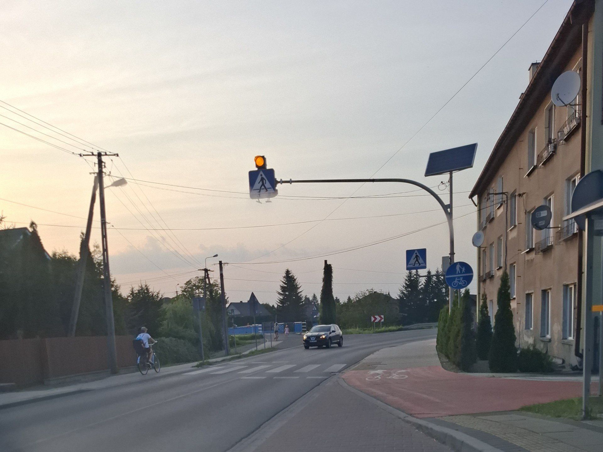 Ciągi pieszo-rowerowe w gminie Skawina