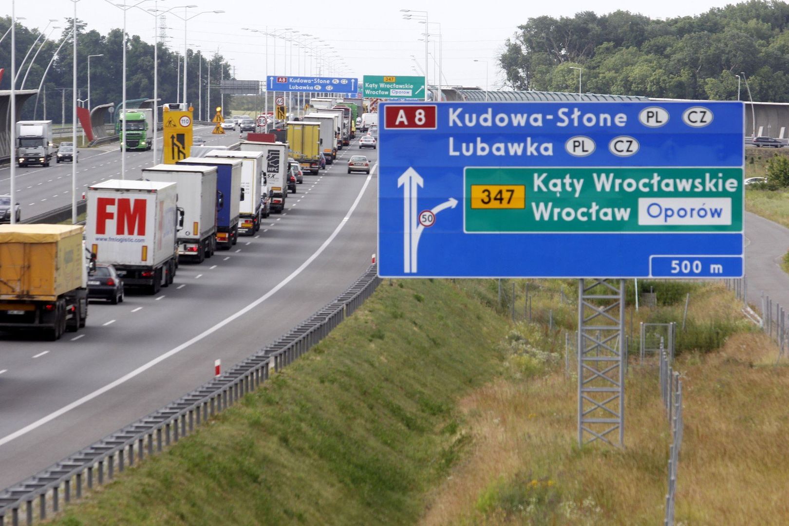 Kierowcy jadący AOW powinni liczyć się z korkami